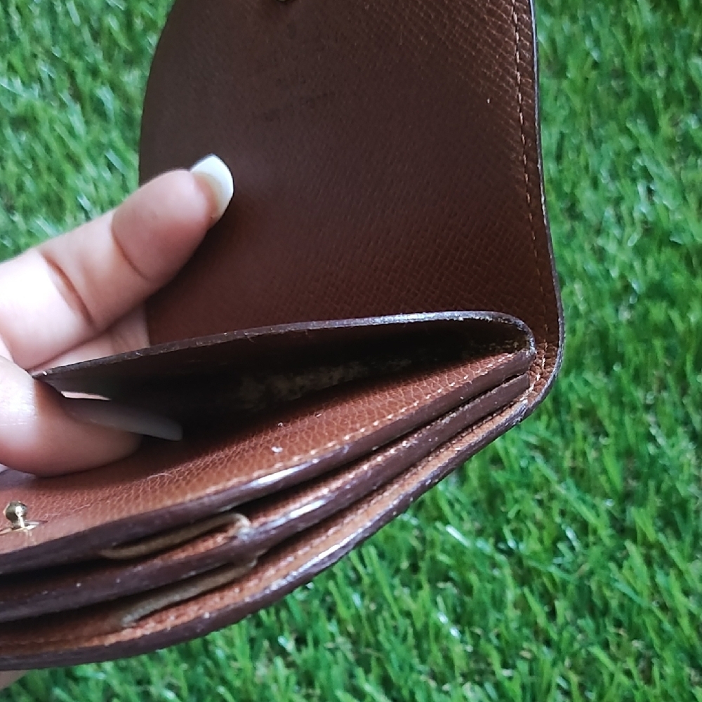 Louis Vuitton Brown Monogram Coin / Jewelry Pouch Porte - Monnaei Gousset - Picture 7 of 13